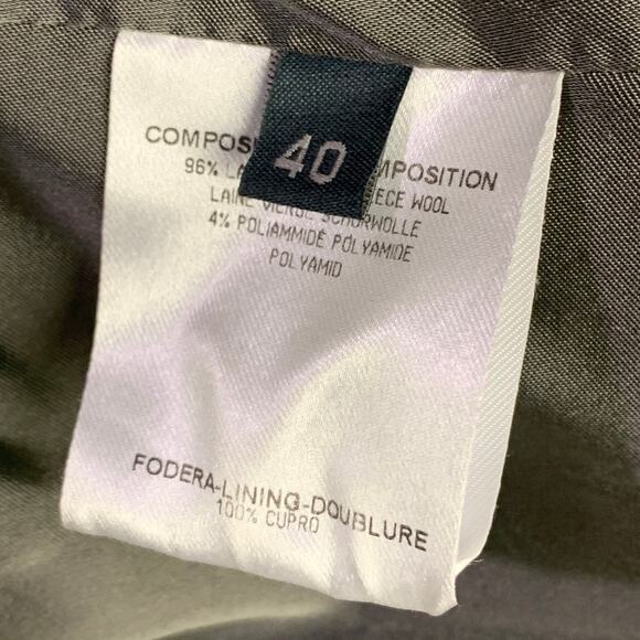 ALEXANDER MCQUEEN Size 4 Grey Black Wool Blend Boucle Single Breasted Jacket - Picture 10 of 12